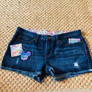 Disney Parks Mickey patch Denim short 6